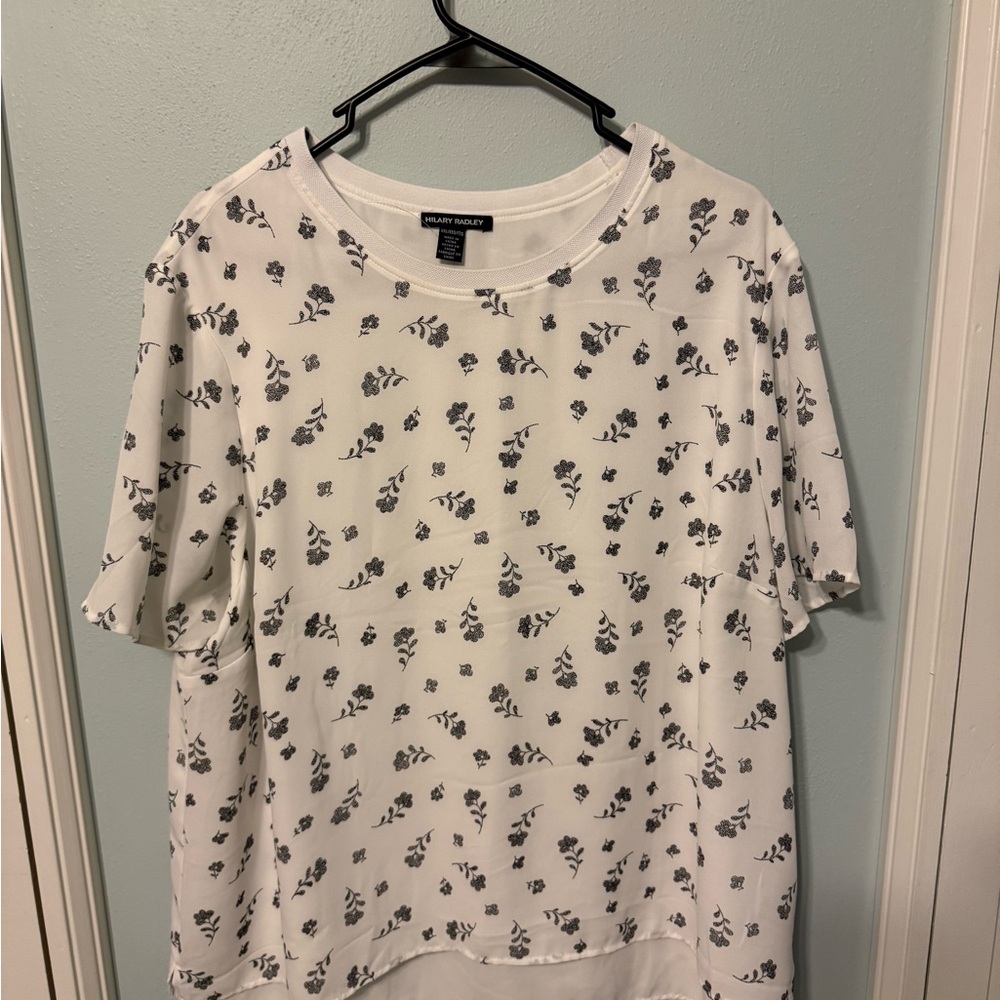 Floral Print White T-Shirt